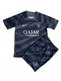 Paris Saint-Germain Brankářské Venkovní dres pro děti 2023-24 Krátký Rukáv (+ trenýrky)